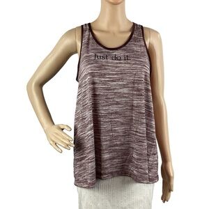 Nike Split Back Just Do It Tank Top Size S Purple